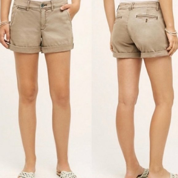 Anthropologie Pants - Anthropologie Women's Chino Faded Shorts